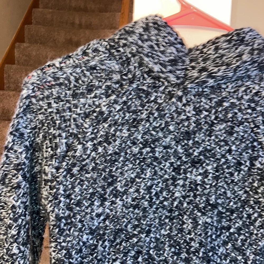 Gap Kids black and white knit cardigan sweater size large - Picture 11 of 16